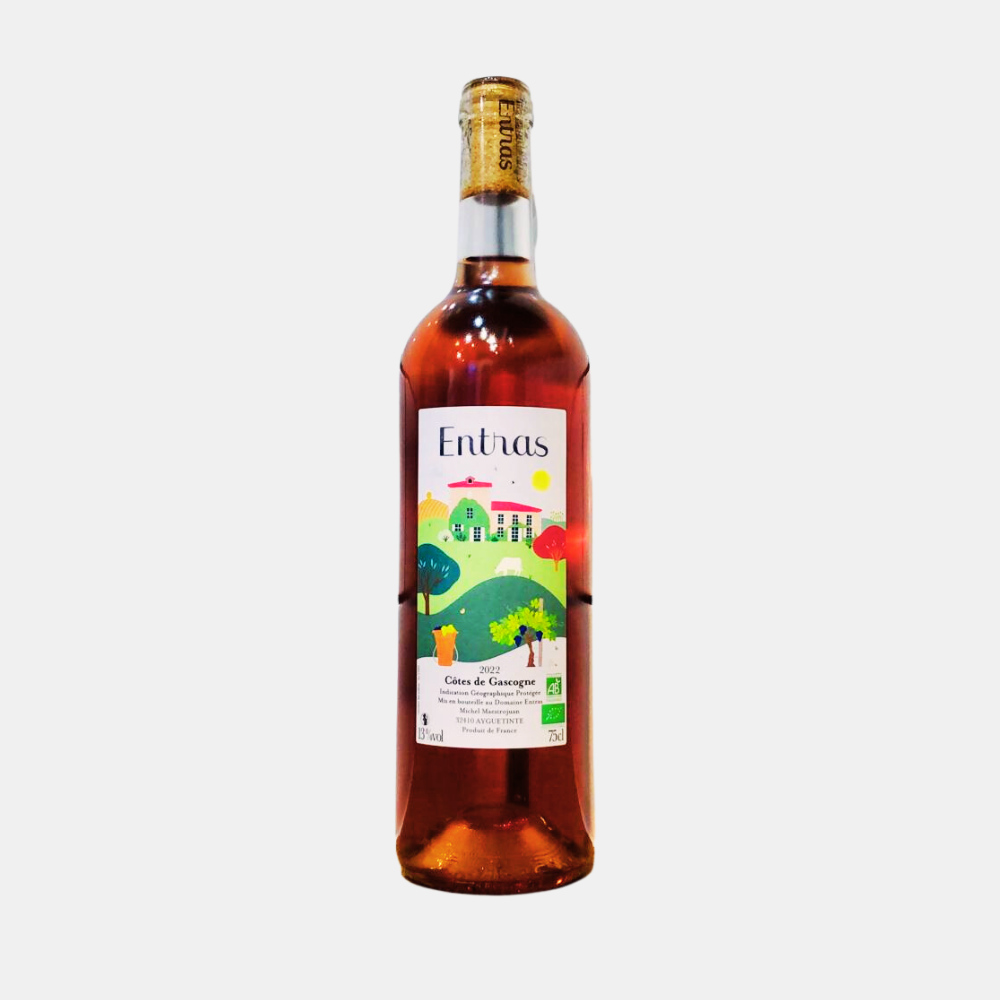 A natural and low intervention rose wine, with Cabernet Franc and Cabernet Sauvignon grapes from Gascony, France. ABV 13%. Size 750ml