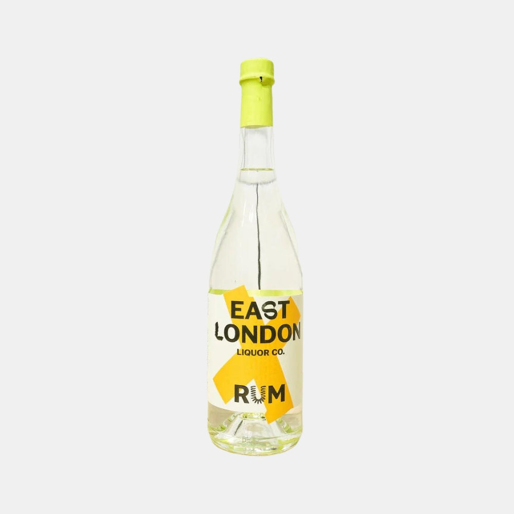A bottle of white rum from London. ABV 40%. Bottle size 700ml