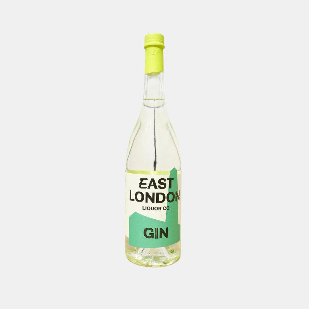 A bottle of dry gin from London. ABV 40%. Bottle size 700ml