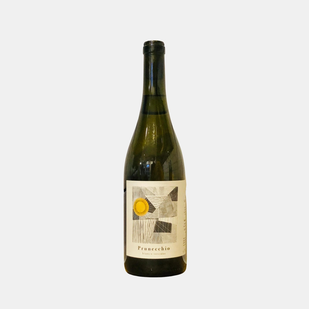 A white, natural and low intervention wine, with Sauvignon Blanc, Trebbiano Toscana and Malvasia grapes from Tuscany, Italy. ABV 12.5%. Bottle size 750ml